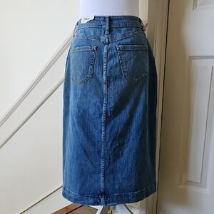 Sonoma Blue Denim Midi Skirt